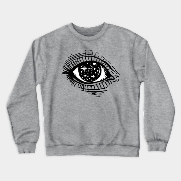 Minds Eye Crewneck Sweatshirt by Luke Gray